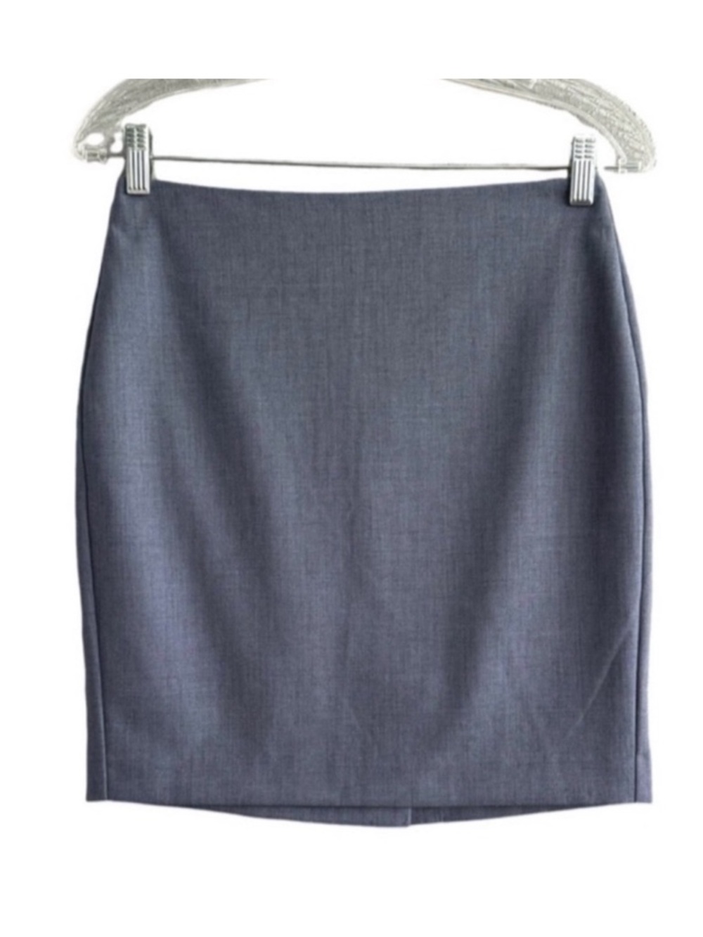 Banana Republic Straight Mini Skirt Blue Gray Size 0P